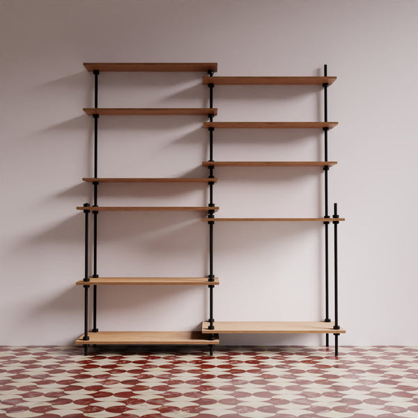 Sistema de estanterías DECO 185x160x17 5 35cm
