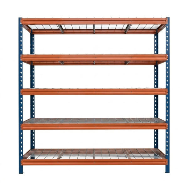 Bullrack Rivet Pro Drahtregal blau-orange 200x5L