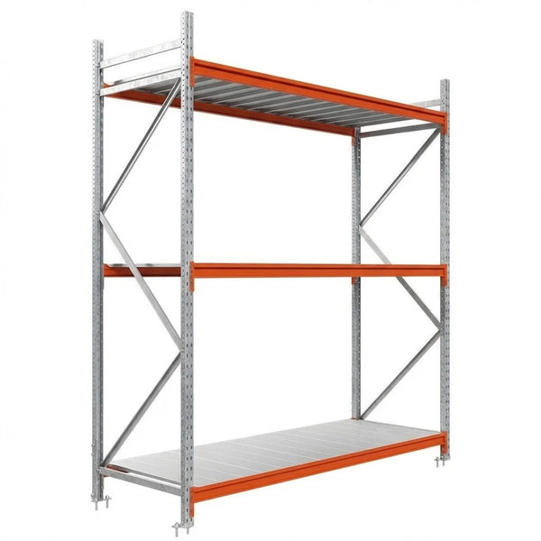 Weitspannregal - Grundregal mit Metallboden - 200x150x100 - 3 Böden
