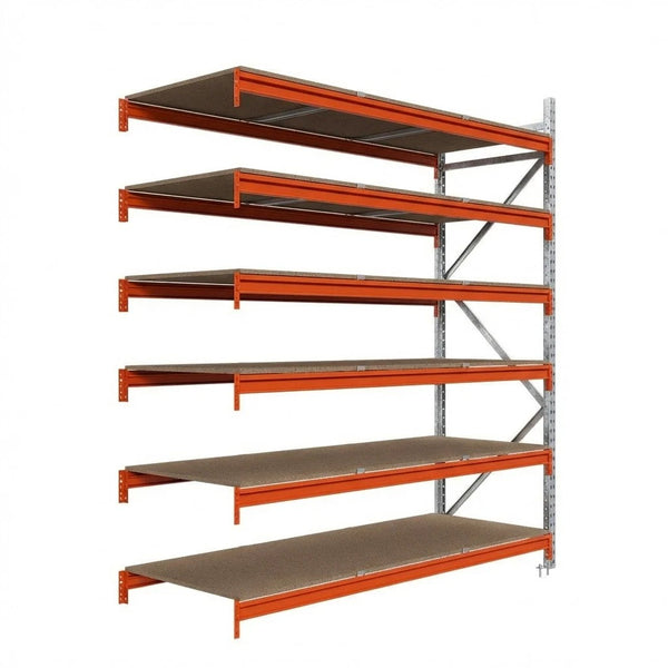Módulo adicional para estantería picking con tablero aglomerado 200x150x80cm 6 niveles