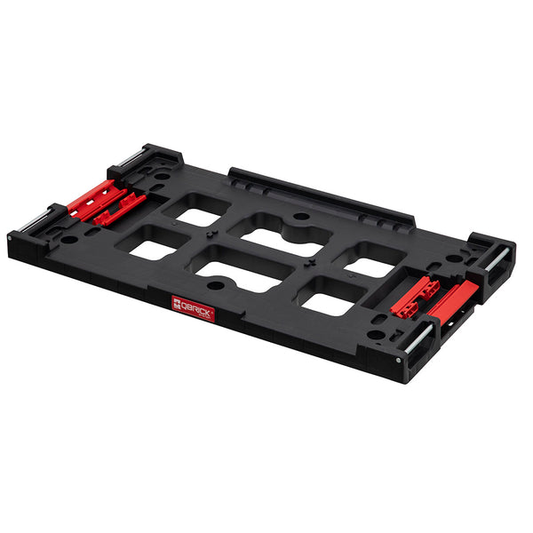 Qbrick System Adapter für mehrere Verbindungen, Detailansicht für Metallregale