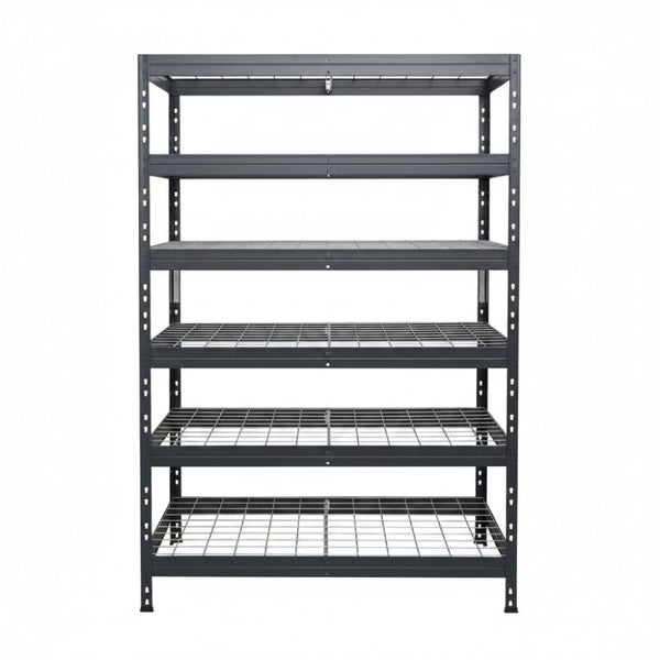 Szürke DRM 252 fém polc, 120x45 cm, 6 szint