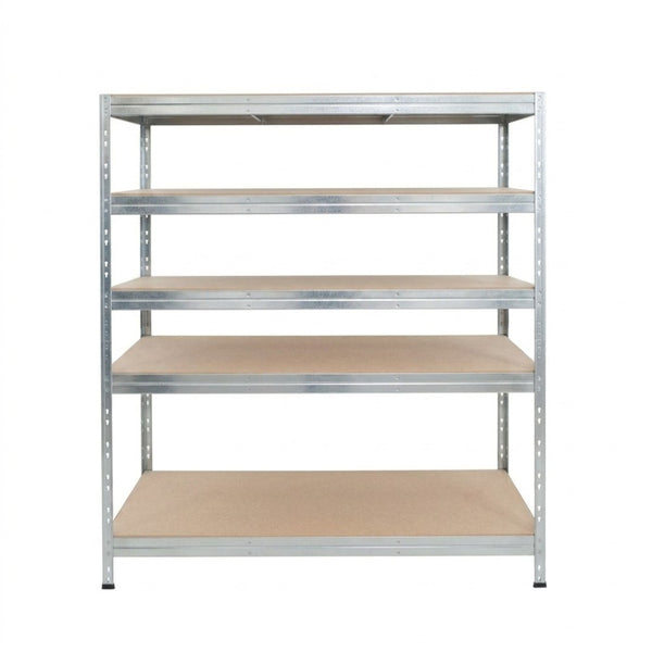 Metallregal Rivet DTD 252x150x45 cm, 5 Ebenen, verzinkt