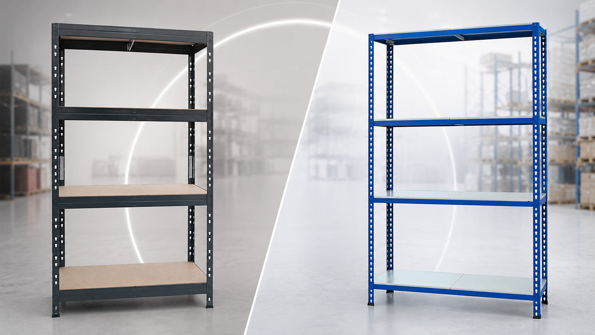 Estanterías Rivet vs. otras estanterías sin tornillos