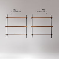 Komponentenübersicht der DecoSeries 2Wall Metallregale