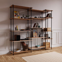 Metallregal DecoSeries mit 2 Standard L und 1 Standard S, dekorativ präsentiert
