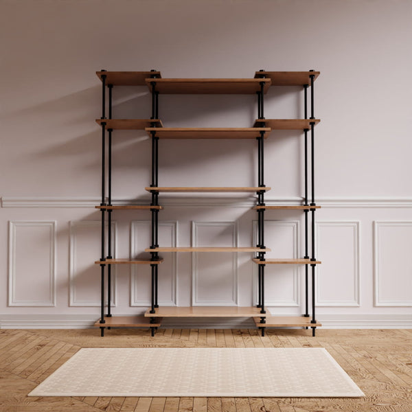 Metallregal DecoSeries mit 2 Standard S und 1 Standard L, schlicht dargestellt