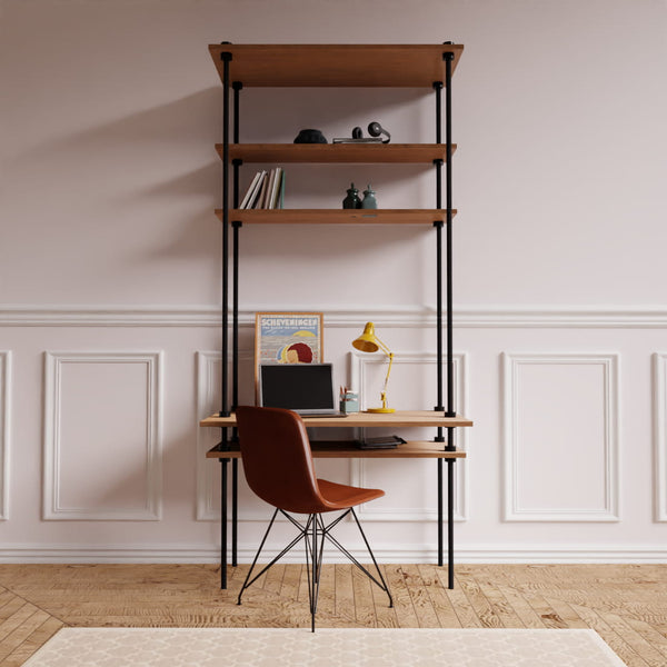DecoSeries Schreibtischregal in einem hellen, modernen Arbeitszimmer