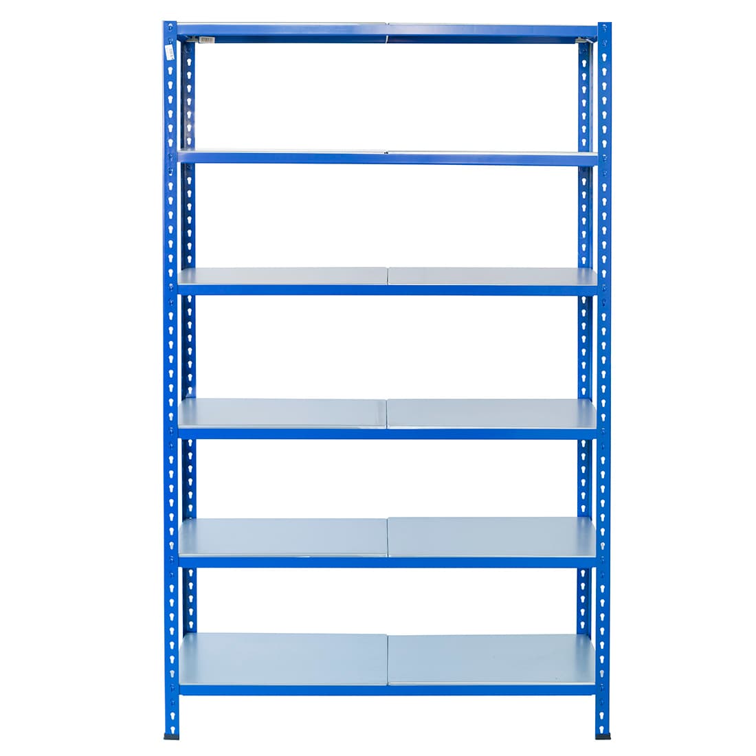 Estantería metálica sin tornillos Versatile con perfil L 200x120x40cm 6 niveles