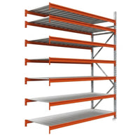 Weitspannregal - Anbauregal mit Metallboden - 250x240x80 - 7 Böden