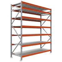 Weitspannregal - Grundregal mit Metallboden - 250x185x60 - 7 Böden