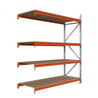 Weitspannregal - Anbauregal mit Spanplatte - 200x240x80 - 4 Böden
