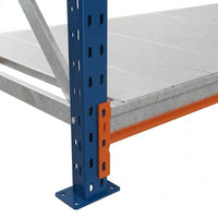 Estantería picking con estantes metálicos 200x225x100cm 5 niveles Azul-naranja