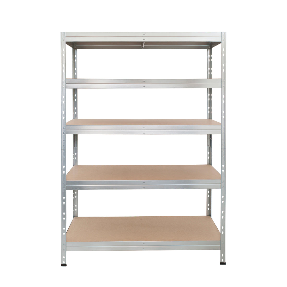Fém polc RIVET 120x45/120x60 1 megerősítéssel és 5 horganyzott polccal
