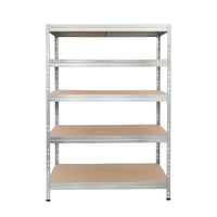 Fém polc RIVET 120x45/120x60 1 megerősítéssel és 5 horganyzott polccal