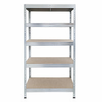 Metallregal RIVET 90x45/90x60 mit 1 Verstärkung und 5 verzinkten Regalböden
