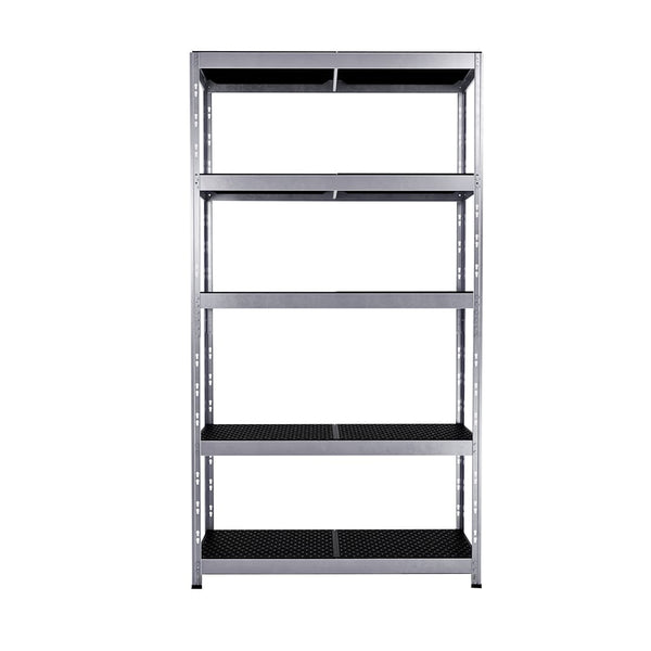 Kovový regál Outdoor 5 úrovní 100x40 cm přední pohled