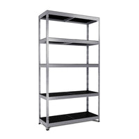 Metallregal Outdoor 5N 100x40 cm Seitenansicht
