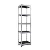 Fém polc Outdoor 5N 50x40 cm oldalnézet