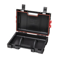 Qbrick System Pro Werkzeugkoffer offen, Werkzeugfächer und Zubehör sichtbar