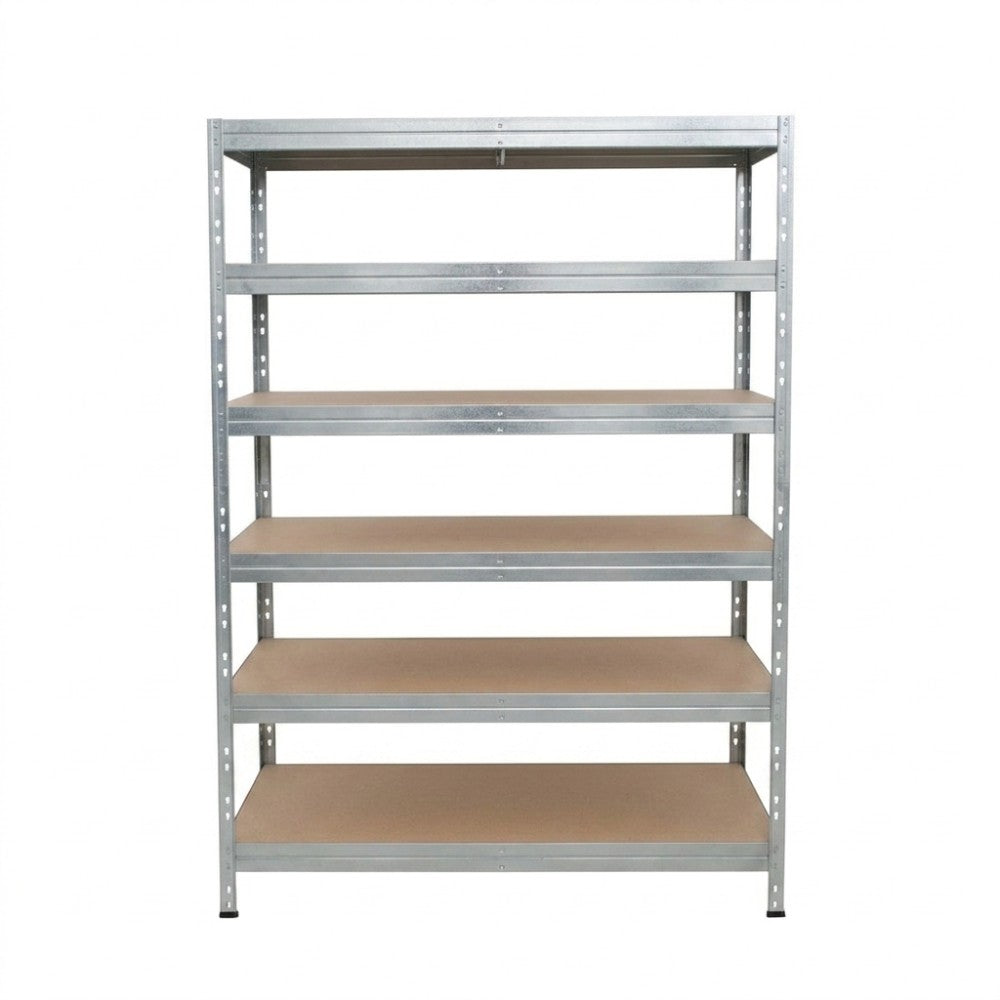 Metallregal Rivet DTD 252x120x45 cm, 6 Ebenen, verzinkt