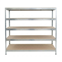 Verzinktes Metallregal Rivet DTD 252x180x45 cm mit 5 Ebenen