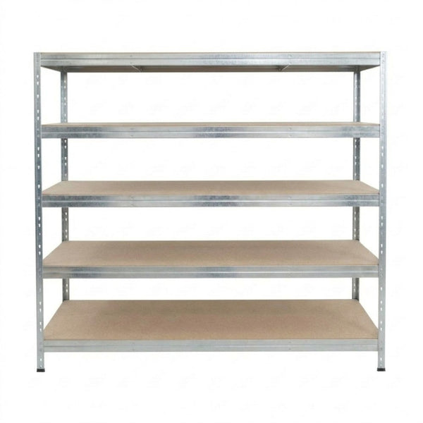 Pozinkovaný kovový regál Rivet DTD 252x180x45 cm se 5 policemi