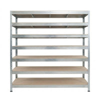 Verzinktes Metallregal Rivet DTD 252x180x45 cm mit 7 Ebenen