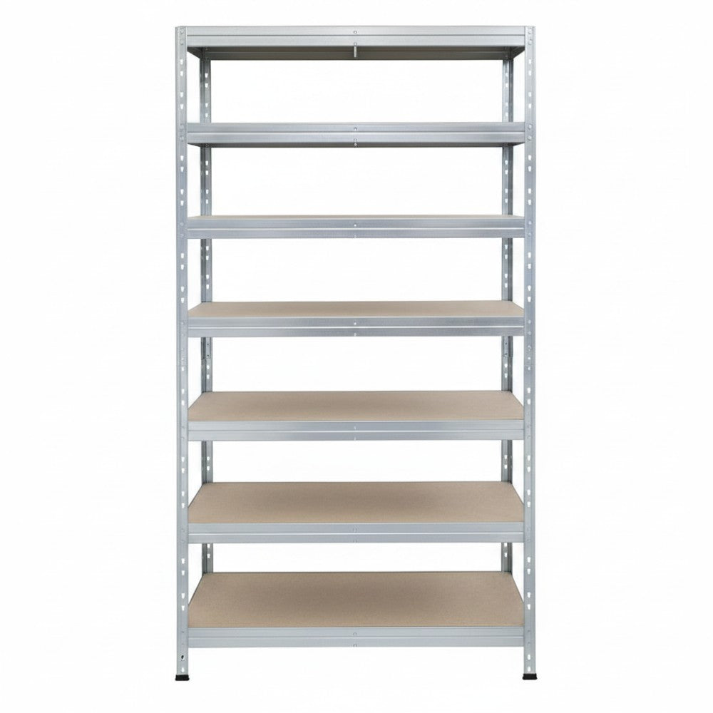 Metallregal mit 7 Ebenen aus verzinktem Stahl, langlebig und belastbar