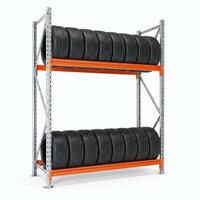 Metalowy regał Longspan na opony 185 cm z 2 poziomami